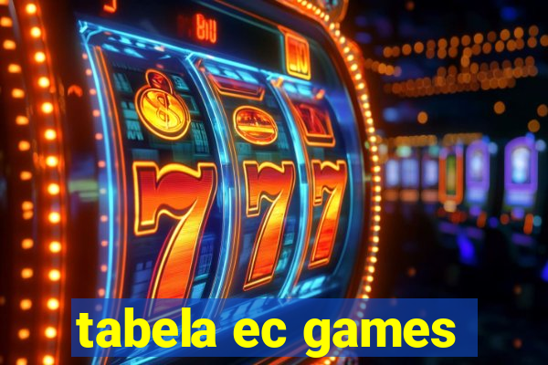 tabela ec games